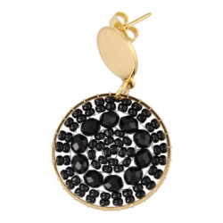 Oorbellen rond met...