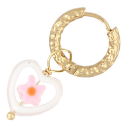 Oorbellen creolen goud met...