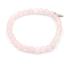 Armband facet 6mm (champagne)