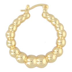 Oorbellen metaal rond met...