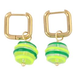 Oorbellen creool vierkant...