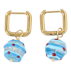 Oorbellen creool vierkant...