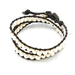 Armband facet 6mm (champagne)