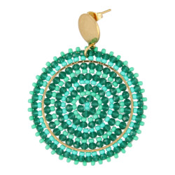 Oorbellen rond met...