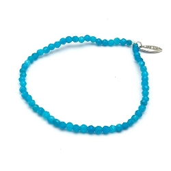 Armband facet 6mm (champagne)