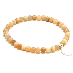 Armband facet 6mm (champagne)