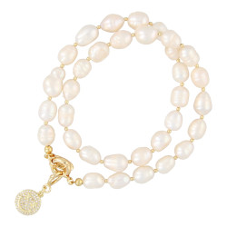 Ketting zoetwaterparel 12mm...