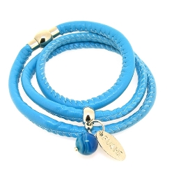 Armband facet 6mm (champagne)