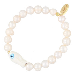 Armband zoetwaterparel en...