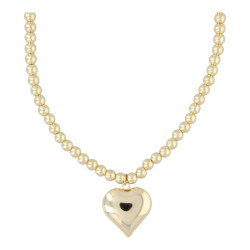 Ketting 6mm 14krt verguld...