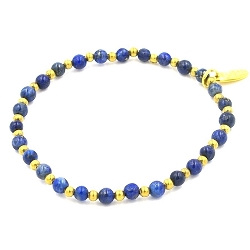 Armband facet 6mm (champagne)