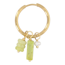 Oorbellen creolen met bedels