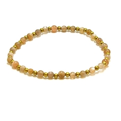 Armband facet 6mm (champagne)