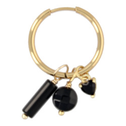 Oorbellen creolen met bedels