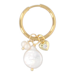 Oorbellen creolen met bedels