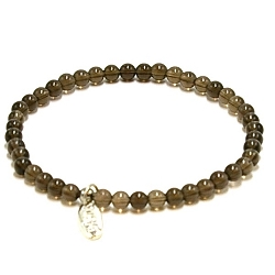 Armband facet 6mm (champagne)