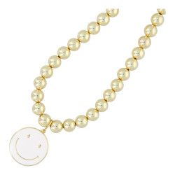 Ketting 10mm 14krt verguld...