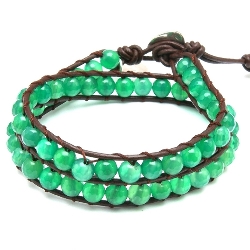 Armband facet 6mm (champagne)