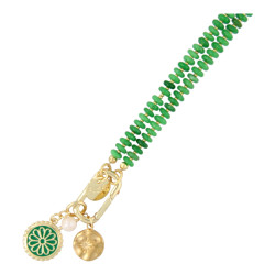 Ketting halfedelsteen...