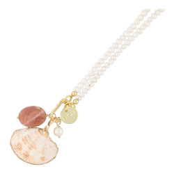 Ketting zoetwaterparel 4mm...