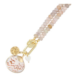 Ketting halfedelsteen...