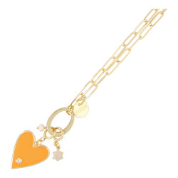 Ketting schakel metaal goud...