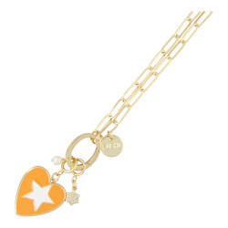 Ketting schakel metaal goud...