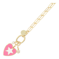 Ketting schakel metaal goud...