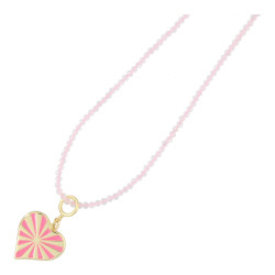 Ketting 4mm halfedelsteen...