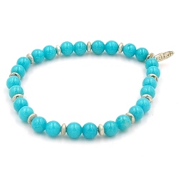 Armband facet 6mm (champagne)