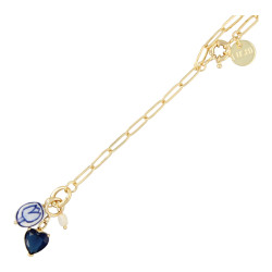 Ketting metaal schakel goud...