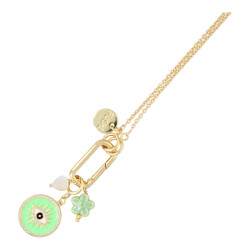 Ketting metaal schakel goud...