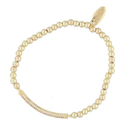 Armband 4mm 14krt met...