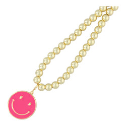 Ketting 8mm 14krt verguld...