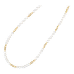 Ketting zoetwaterparels 4mm...