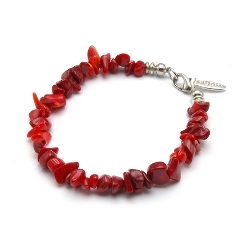 Armband facet 6mm (champagne)