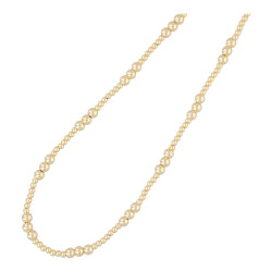 Ketting 3mm en 6mm 14krt