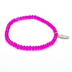 Armband facet 6mm (champagne)