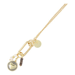 Ketting metaal schakel goud...