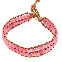 Armband facet 6mm (champagne)