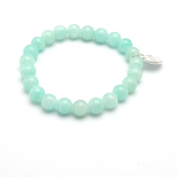 Armband facet 6mm (champagne)