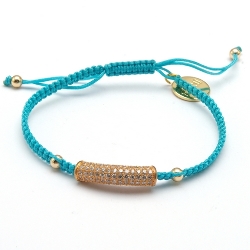 Armband facet 6mm (champagne)