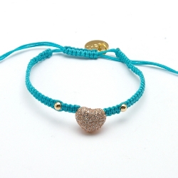 Armband facet 6mm (champagne)