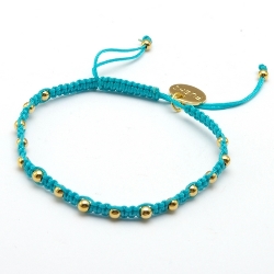 Armband facet 6mm (champagne)