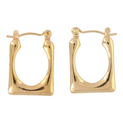 Oorbellen creolen vierkant...