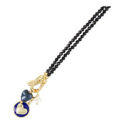 Ketting halfedelsteen facet...