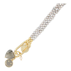 Ketting zoetwaterparel...