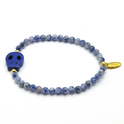 Armband facet 6mm (champagne)