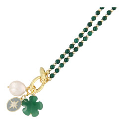 Ketting 4mm steenkralen...