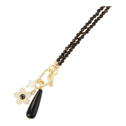 Ketting halfedelsteen facet...